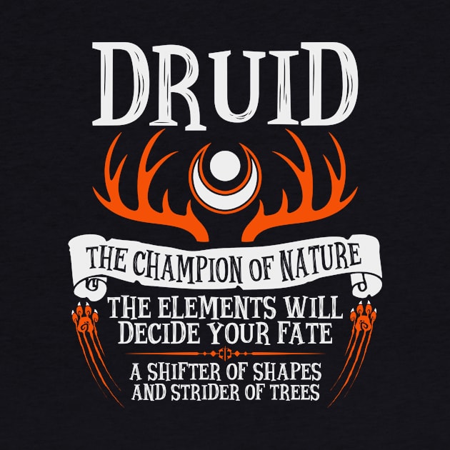 Druid, Dungeons & Dragons - The Divine Champion by enduratrum